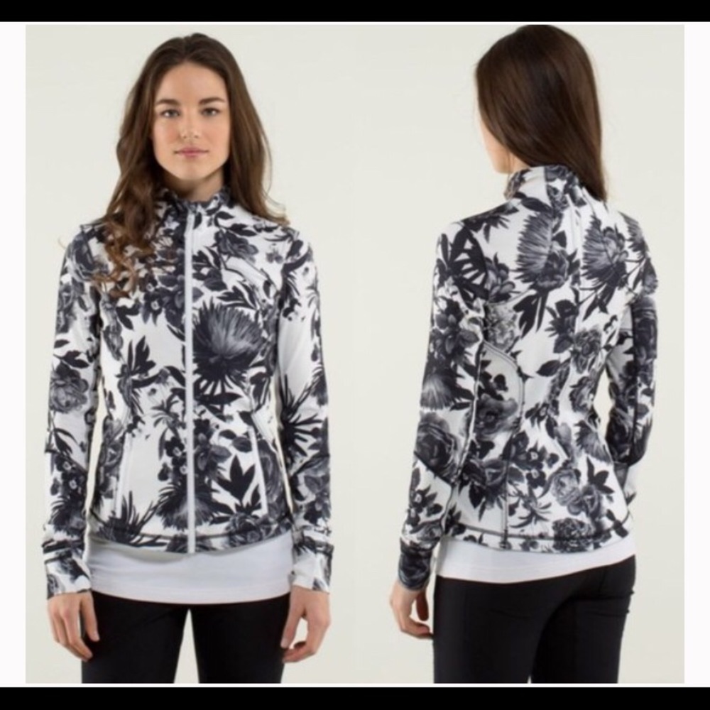 Bloom black and white Lululemon Jacket